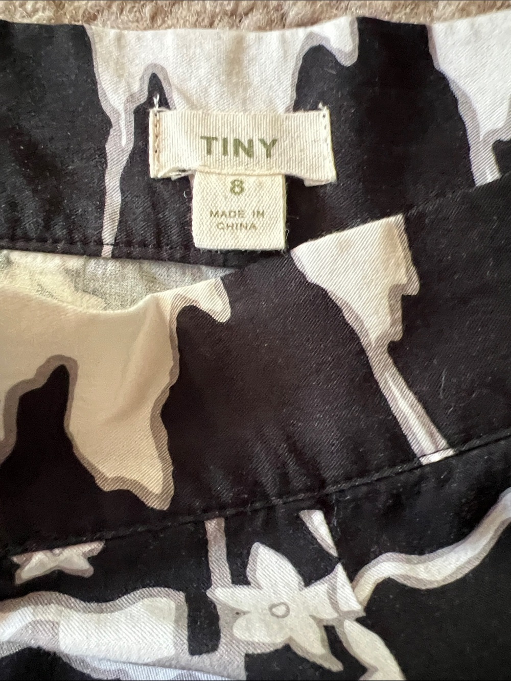 Anthropologie Tiny Anne Printed Wide-Leg Pants Sz 8 - Picture 6 of 13